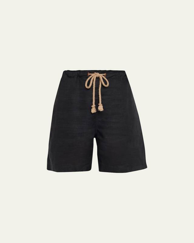 Bloomers Linen Drawstring Shorts